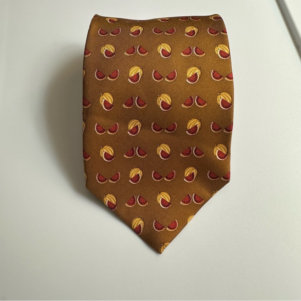LONGCHAMP Paris Silk Tie.
